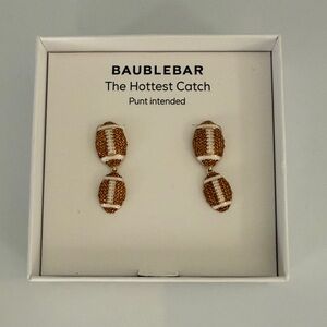 BaubleBar Hottest Catch Football Earrings